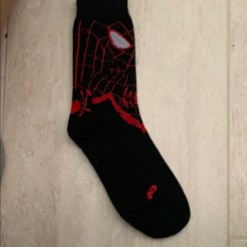 Marvel Black and Red Spider-Man Socks